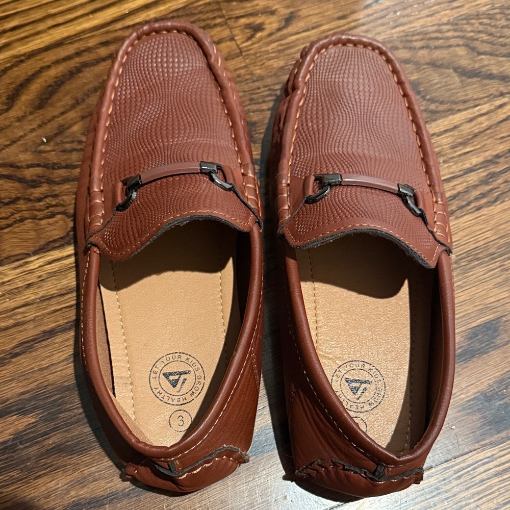 Boys Brown Loafers size 3